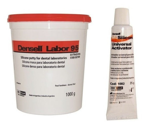 Densell Silicone Dental Lab Kit + Activator, Dental Condensation 0