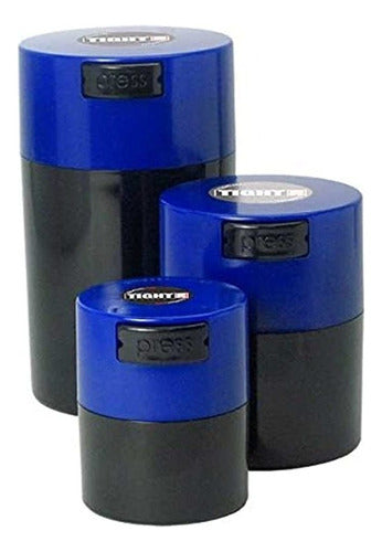 Tightpac America Tightvac with Dark Blue Box Tops/Black Bodies (Set of 3) 0