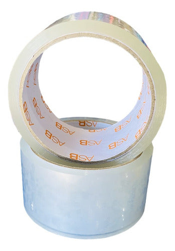 ASB Transparent Packing Tape 48x40 Meters x 12 Units 0