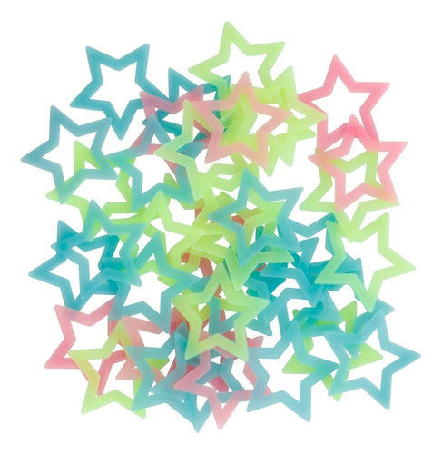 Ikorso Fluorescent Stars X50 Units Glow in the Dark 0