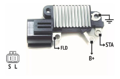 Regulador De Voltaje Compatible Con Hitachi Isuzu Nissan 1