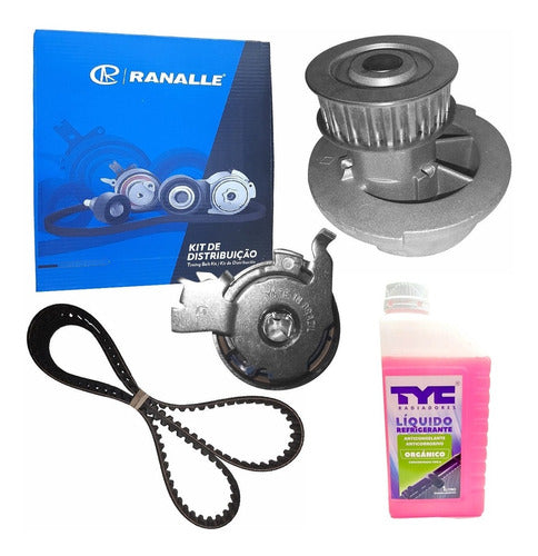 Chevrolet Agile Onix 2010 2011 2012 Distribuion Kit with Water Pump by RANALLE 0