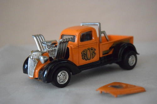 Hot Rod Pick Up Naranja Majorette 1/32 Sin Caja 0