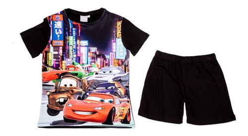 Disney Cars Short Sleeve Pajama Costume for Kids - Original 0