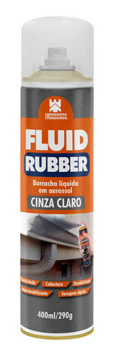 Borracha Líquida Cinza 400ml/290g - Fluid Rubber 0