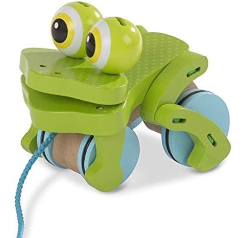 Melissa & Doug Pull-Along Pond Pals Frog 0