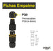 Intek Ficha Empalme 4-8mm 13a Ip65 3 Pines 3