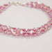 Swarovski Rose AB 2x Silver 925 Bracelet 4