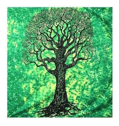 Árbol De La Vida Indio Mandala Hippie Tapiz Colgante Tapiz D 2