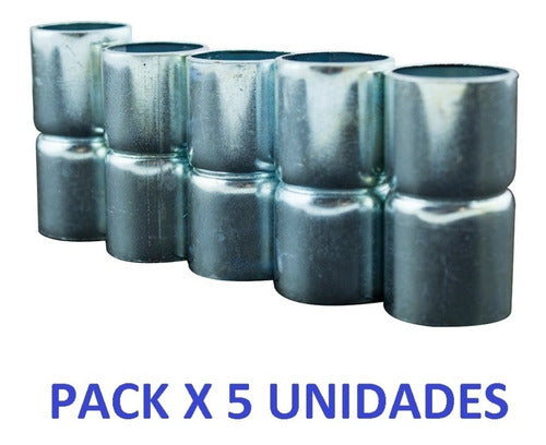 Generic Union De Hierro A Enchufe P/ Caños 7/8 Pack X 5 Unidades 0