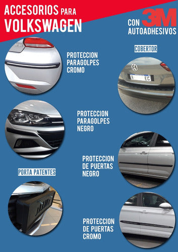 Volkswagen Virtus Proteccion De Paragolpes 4 Piezas Kenny 4