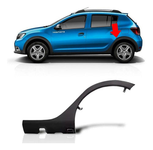 IMPER Rear Fender Trim Sandero Stepway 2017 2018 Left 0