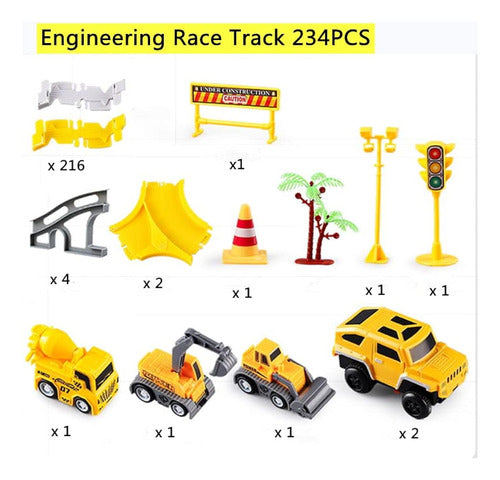 KEXBOVT 234 Engineering Tracks, Race Tracks for Kids 1