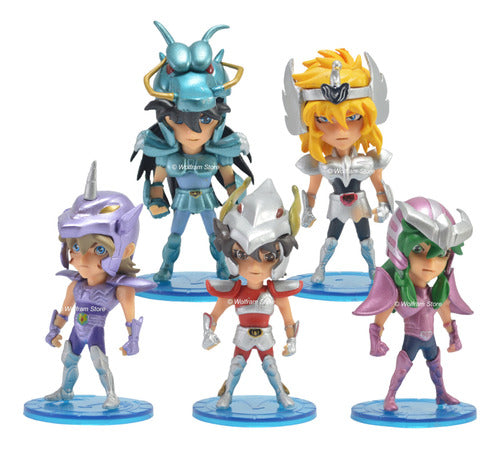 Gashapone Knights of the Zodiac Figures X5u 0