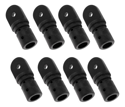 8pcs Nylon Boat Bimini Top 22mm Tubo Acessórios De 3