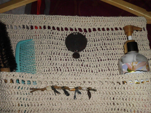 Crochet Organizer with Two Pockets 7