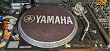 Yamaha Logo Blanco Fondo Negro Slipmat Paño Suave Scratch 5