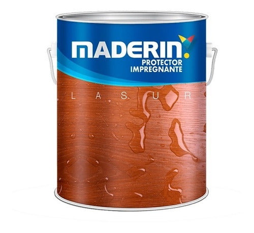 Wood Stain and Protector Maderin Lasur by 4 Liters 0