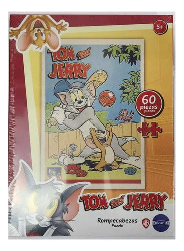 Tom and Jerry Puzzle 60 Pieces Batting 1740 Kids 0