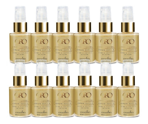 Ossono Liquid Gold Argan Serum 30 Ml X12 Pack 0