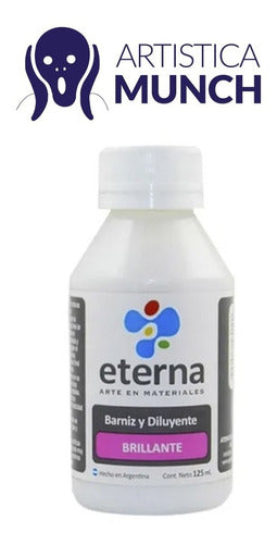 Eterna Water-Based Glossy Acrylic Varnish 125ml 0