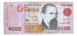 Billete No Común Bcu N$ 2.000 Juan Manuel Blanes Impecable.- 0