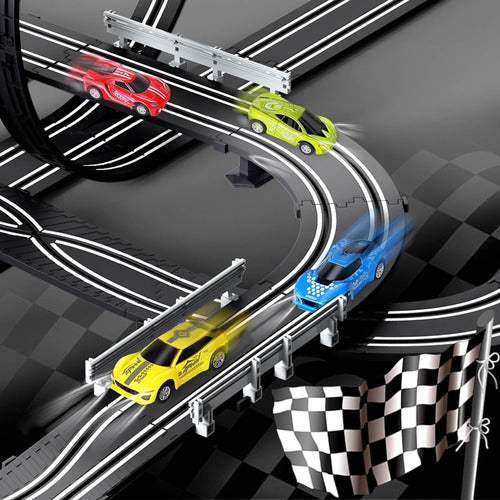 Jumplanma Slot Car Racing Track Sets for Kids 4