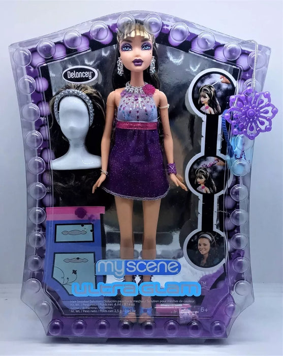 Barbie Delancey My Scene Ultra Glam Doll with Accessories – Unopened Box, Bendable Knee Joints for Realistic Play