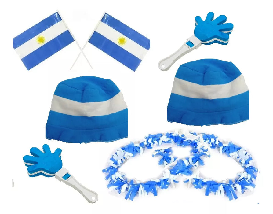 Argentina World Cup and Copa America Fiesta Combo Set - Argentinian Merch for Fans
