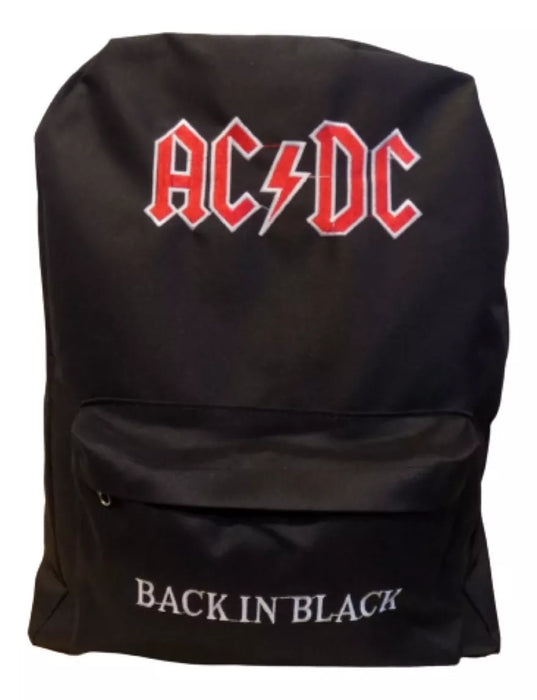 Mochila AC/DC Embroidered Cordura Backpack - Rocker Chic, Iconic Acdc Rock Style & Durability