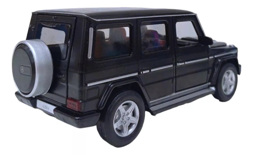 Coche modelo Mercedes Benz G350d negro fundido a escala 1:32 de MSZ - Vehículo coleccionable