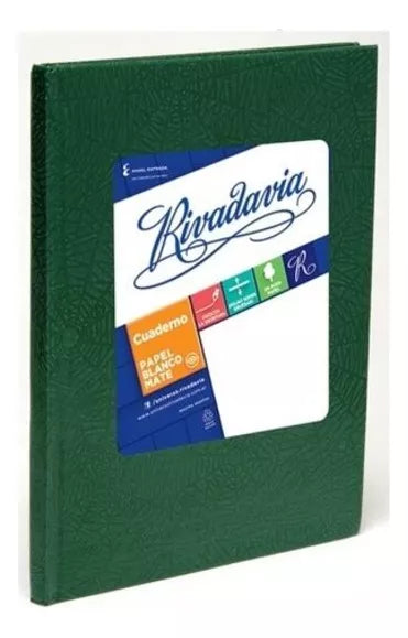 Rivadavia 16x21 Notebook - Hard Cover, 194 Pages | Premium Quality Note Book