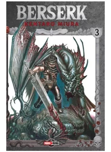 Berserk Volume 03 Manga - Kentaro Miura - Dark Fantasy Comic Book Series