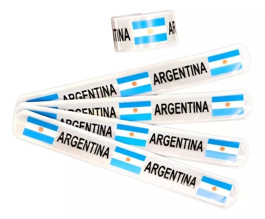 Argentina World Cup Magical Bracelets - Set of 10 Soccer-themed Wristbands for Fans - Limited Edition