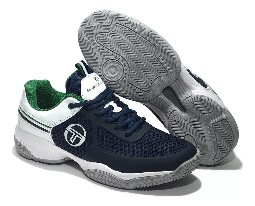 Topper Sergio Tacchini Tenis Rolex Bellagio 2 Sneakers – Blue, Green & White – Stylish Athletic Shoes