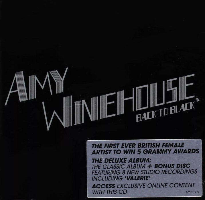 Amy Winehouse - Back to Black Deluxe (2 CD) - Artista icónica mundial de rock y blues