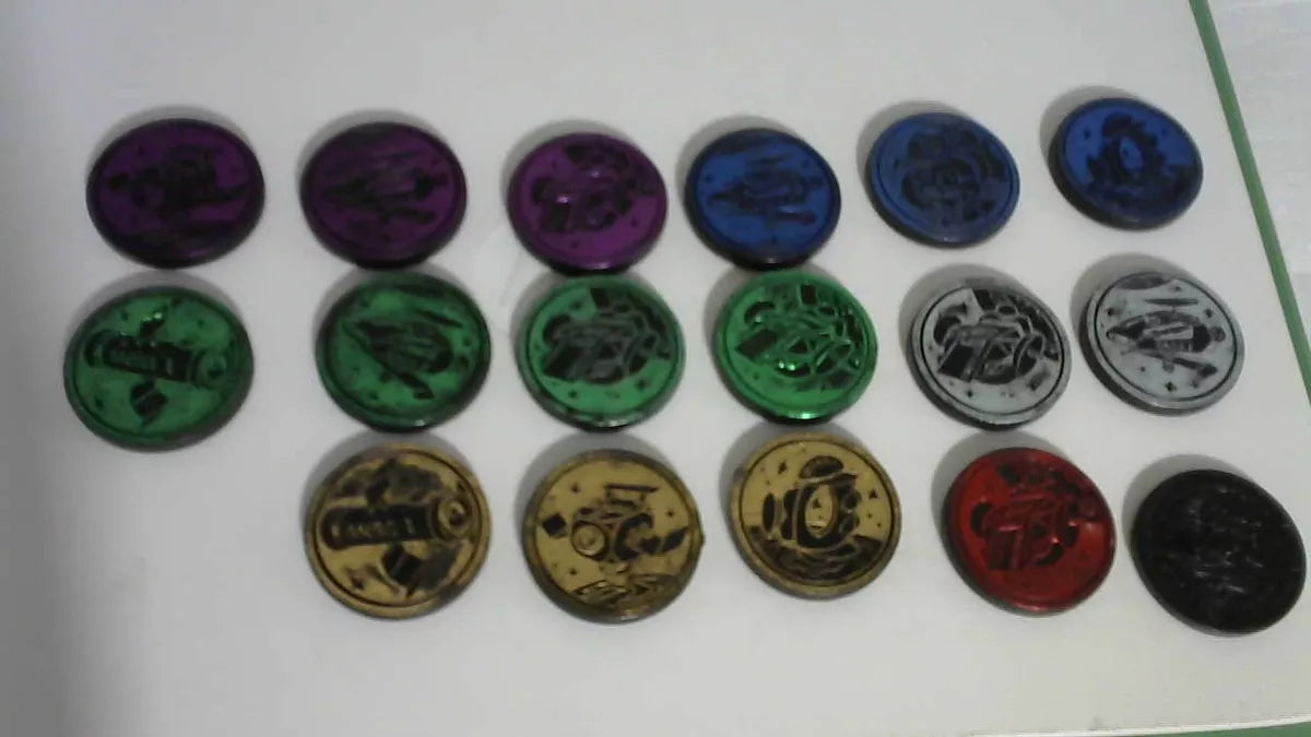 Vintage Lot of 16 Space Monster Caps + 1 Slammer Cap – Collectible Set in Good Condition, Full Lot Only