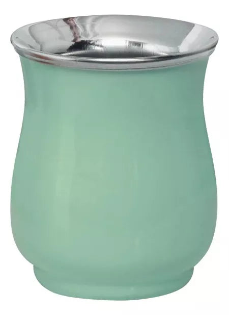 Vima Bombé Double-Walled Stainless Steel Thermal Mate - 130mL, 9cm Height, Dishwasher Safe, Epoxy Coating