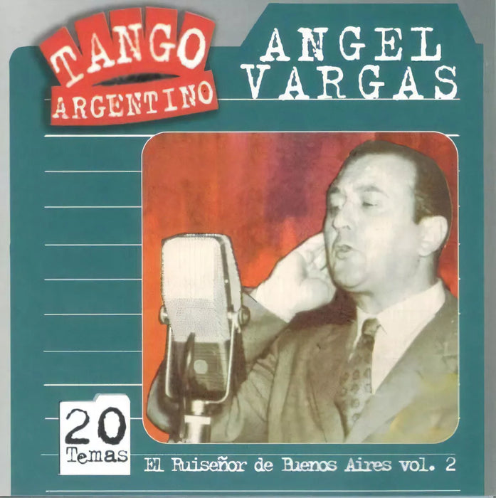 Argentine Tango CD: El Ruiseñor de Buenos Aires Vol. 2 - Colección de Angel Vargas para Entusiastas Culturales