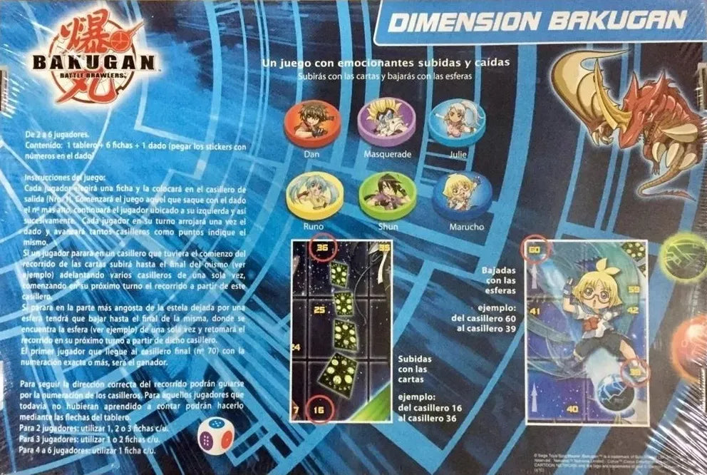 Tapimovil Dimension Bakugan Board Game – Retro Tabletop Strategy for Kids and Families