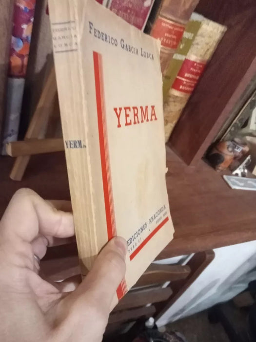 Editorial Anaconda Yerma by García Lorca – 1st Edition 1937 – Classic Spanish Play – Collectible Literature