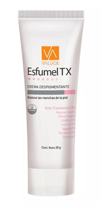 Valuge Esfumel TX Whitening Cream for Dark Spots – 20g Pigment Corrector, Skin Brightening Treatment