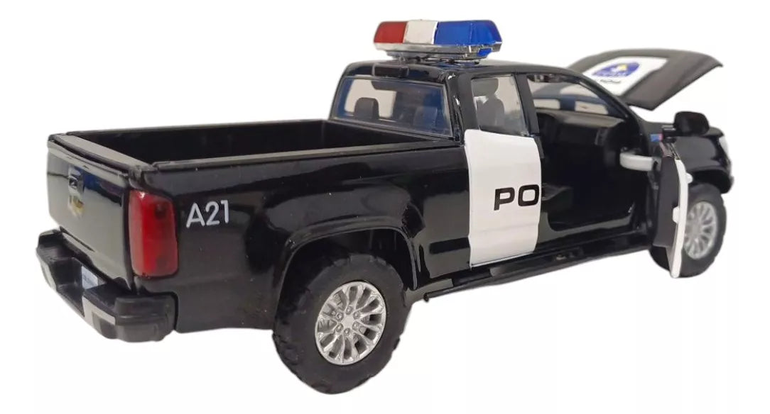 1:31 Scale Chevy Colorado ZR2 Police Diecast Model Car by MSZ - Collectible Vehicle