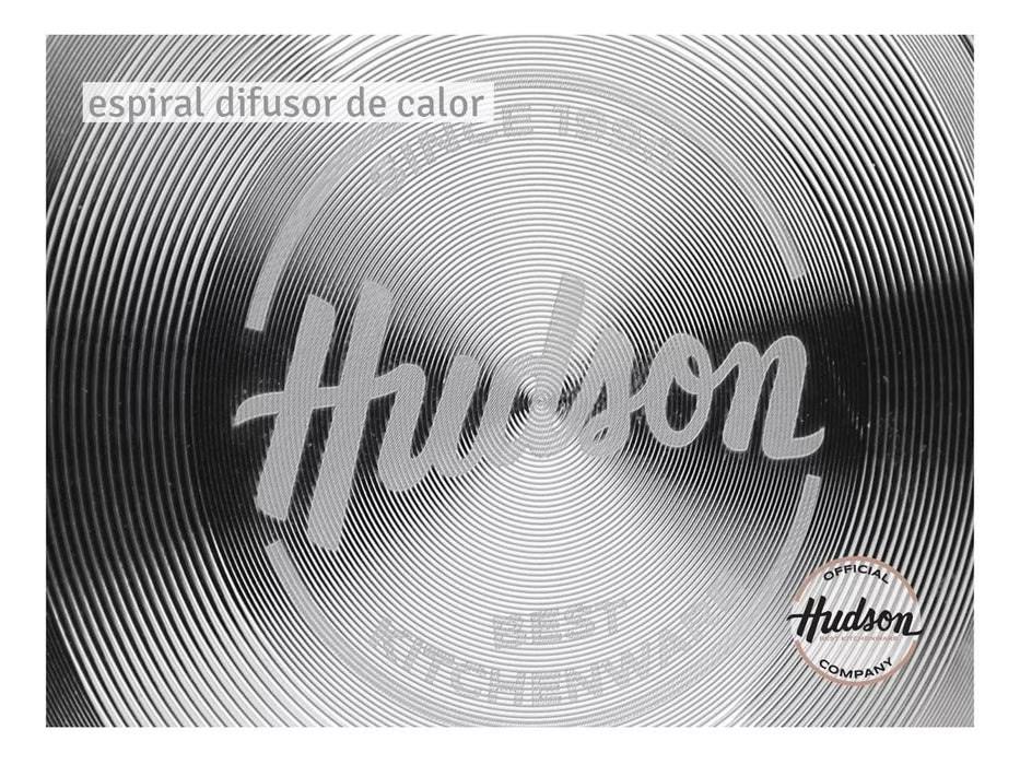 Hudson Cacerola de Aluminio - 18cm Gray Ceramic Nonstick Aluminum Hudson Casserole - Essential Kitchen Cookware