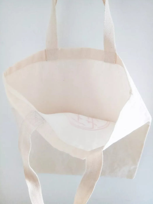 Elegante bolso de mano de algodón estampado Lali: bolso de compras perfecto para el uso diario