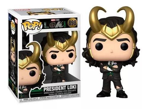 Original Marvel Funko Pop! President Loki Action Figure | Collectible