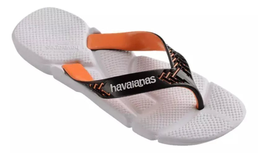 Original Havaianas Ojotas Power 2.0 Men's Flip Flops - Orange/White | Summer Beach Pool Sandals