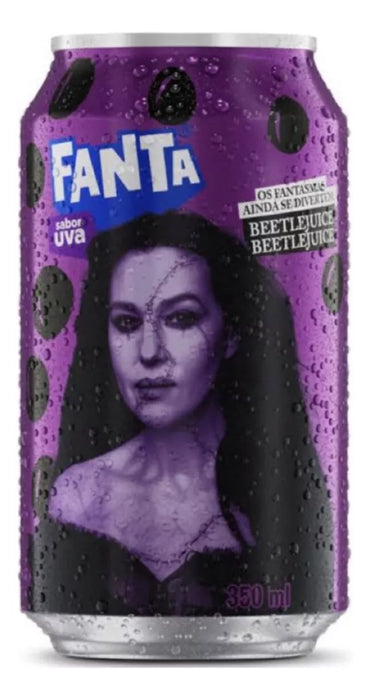 Fanta Grape 6-Pack Cans Halloween Limited Edition Beetlejuice Delores – 350ml Each