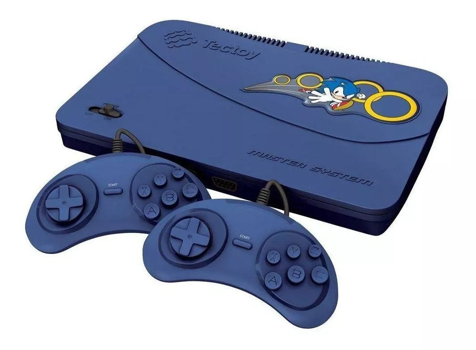 Tectoy Sega Master System Evolution Console – 2009 Blue Edition, 132 Built-in Games, Retro Gaming Experience