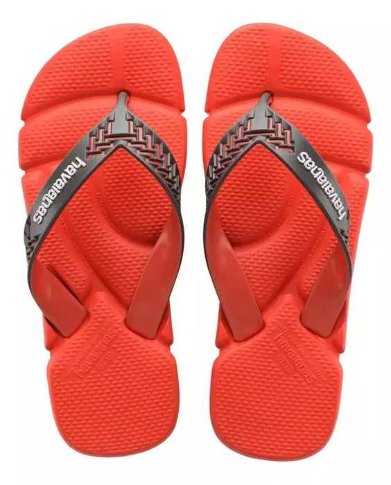 Original Ojotas Havaianas Power 2.0 Men's Flip Flops - Red | Summer Beach Pool Sandals